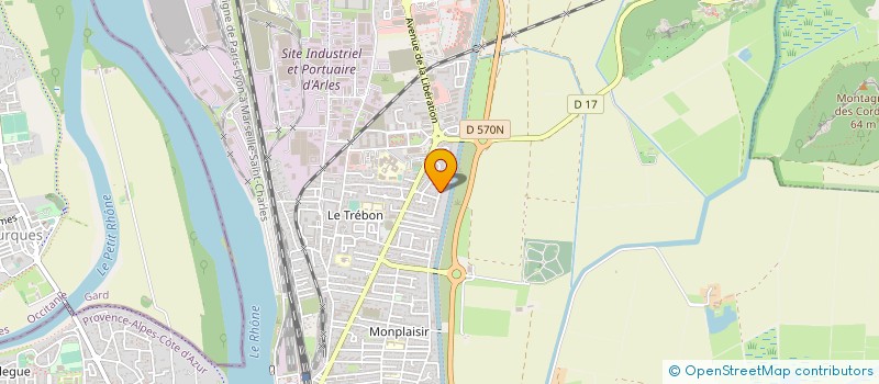 localisation de l'entreprise LE MONDE DE DAUDET à ARLES