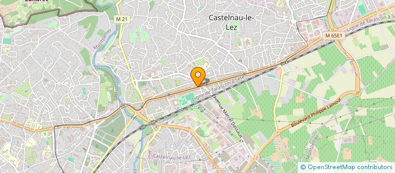 localisation de l'entreprise LE MONDE DE JEN  CASTELNAU-LE-LEZ
