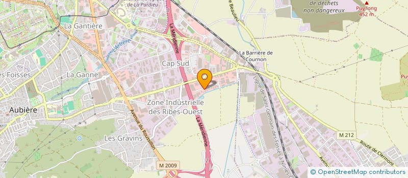 localisation de l'entreprise LE MONDE DE L'AUTO  AUBIERE