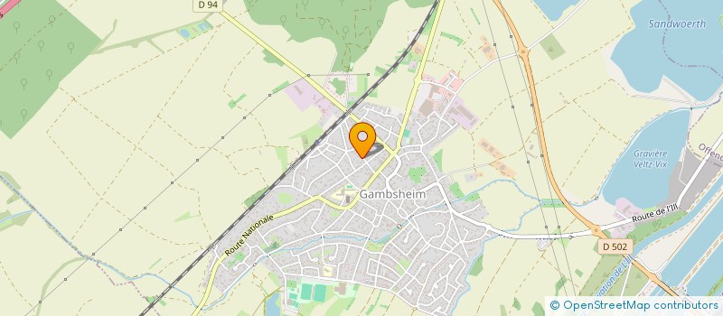 localisation de l'entreprise LE MONDE DE L'AUTOMOBILE  GAMBSHEIM