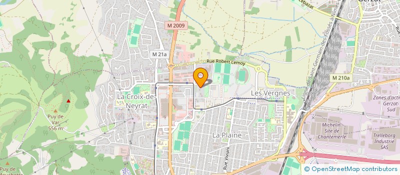 localisation de l'entreprise LE MONDE DE L'HABITAT  CLERMONT-FERRAND