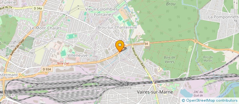 localisation de l'entreprise LE MONDE DE L'OUVERTURE  BROU-SUR-CHANTEREINE