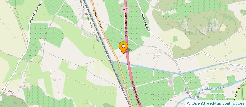 localisation de l'entreprise LE MONDE DE LA PEINTURE  LAMANON