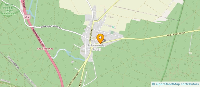 localisation de l'entreprise LE MONDE DE LA RECUP  ARBONNE-LA-FORET