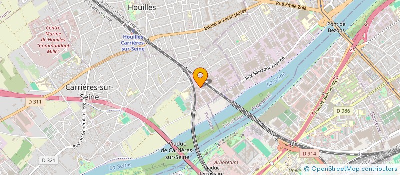 localisation de l'entreprise LE MONDE DE LA SECURITE PRIVEE à CARRIERES-SUR-SEINE