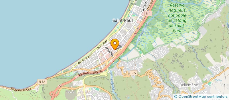 localisation de l'entreprise LE MONDE DE NYMPHEA  SAINT-PAUL