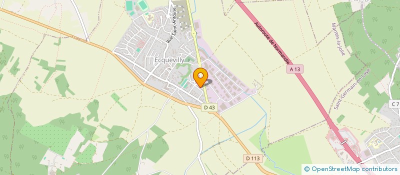 localisation de l'entreprise LE MONDE DE THAVMA  ECQUEVILLY