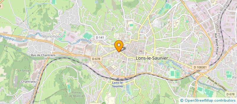 localisation de l'entreprise LE MONDE DE THYS à LONS-LE-SAUNIER