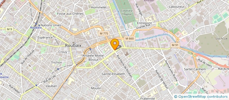 localisation de l'entreprise LE MONDE DE TOUDRA à ROUBAIX