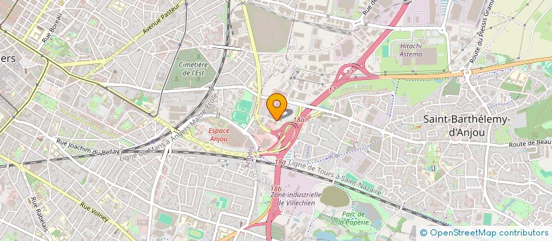 localisation de l'entreprise LE MONDE DES DOIGTS  SAINT-BARTHELEMY-D'ANJOU