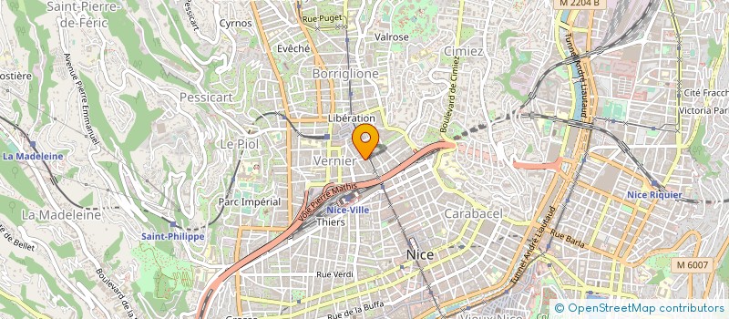 localisation de l'entreprise LE MONDE DES ENERGIES à NICE