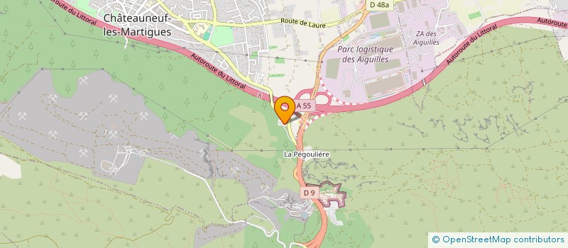 localisation de l'entreprise LE MONDE DES FAUVES à CHATEAUNEUF-LES-MARTIGUES