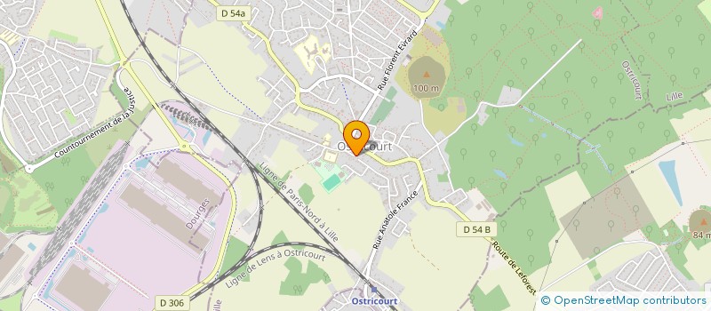 localisation de l'entreprise LE MONDE DES P'TITS LOUPS à OSTRICOURT