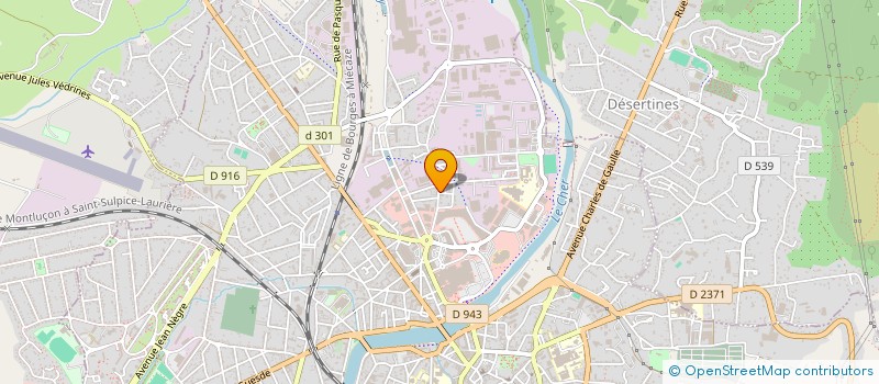 localisation de l'entreprise LE MONDE DES REVES à MONTLUCON