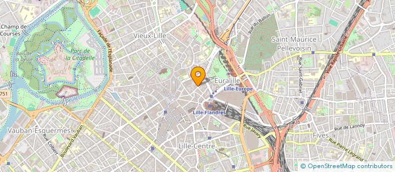 localisation de l'entreprise LE MONDE DES SERVICES à LILLE
