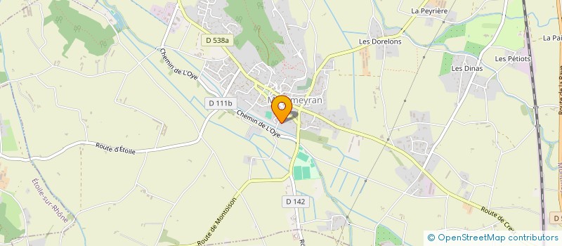 localisation de l'entreprise LE MONDE DES TABLEAUX  MONTMEYRAN