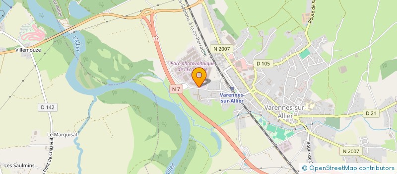 localisation de l'entreprise LE MONDE DES ZOU'PETS à VARENNES-SUR-ALLIER