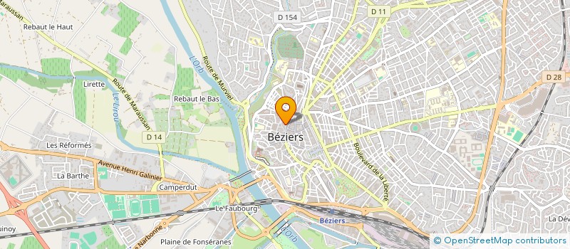 localisation de l'entreprise LE MONDE DU BAIN à BEZIERS