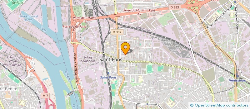 localisation de l'entreprise LE MONDE DU CAFTAN  SAINT-FONS