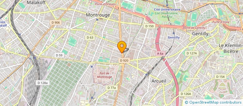 localisation de l'entreprise LE MONDE DU MEUBLE à MONTROUGE