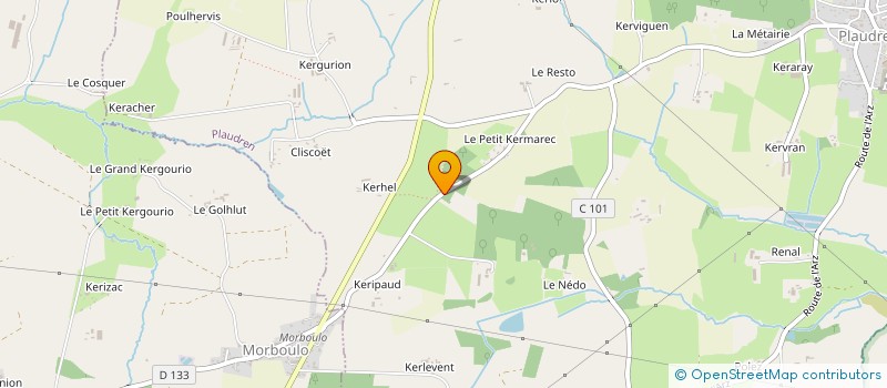 localisation de l'entreprise LE MONDE DU NEDO  PLAUDREN