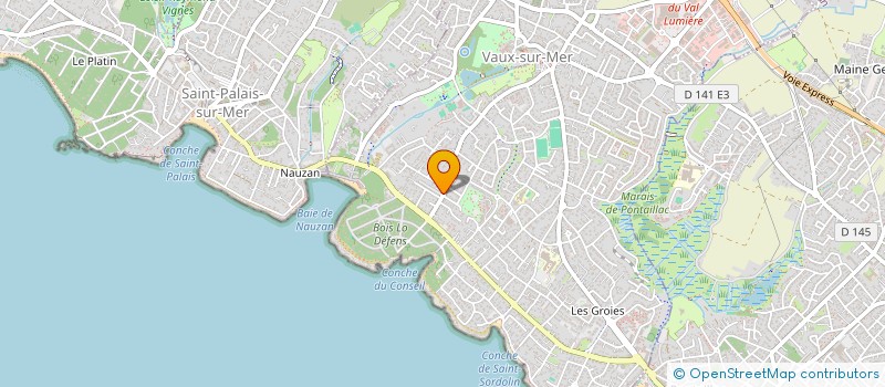 localisation de l'entreprise LE MONDE DU PC  VAUX-SUR-MER