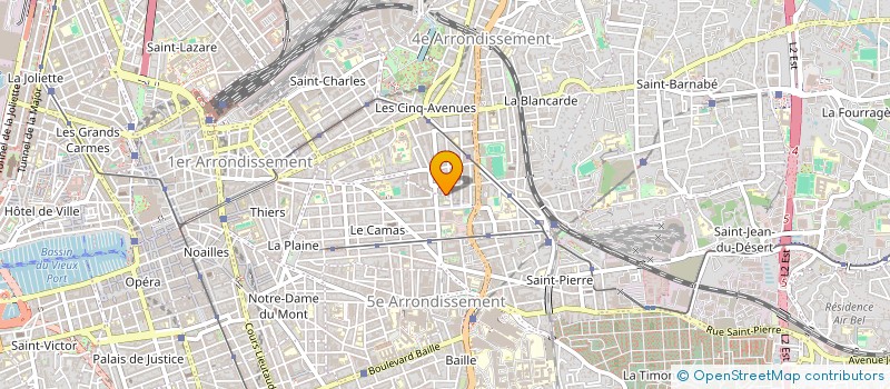 localisation de l'entreprise LE MONDE DU PINGPONG à MARSEILLE