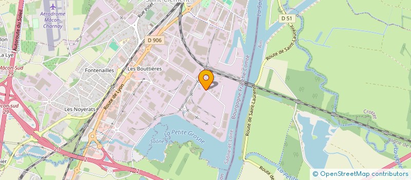 localisation de l'entreprise LE MONDE DU PNEU à MACON