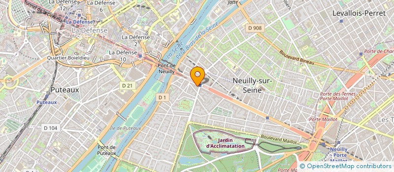 localisation de l'entreprise LE MONDE DU SANDWICH à NEUILLY-SUR-SEINE