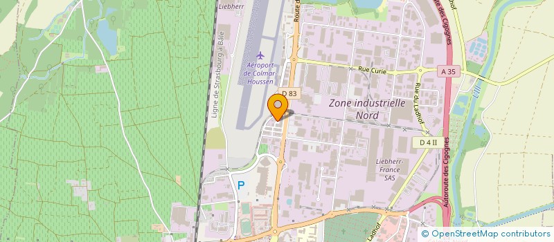 localisation de l'entreprise LE MONDE DU SIEGE à COLMAR