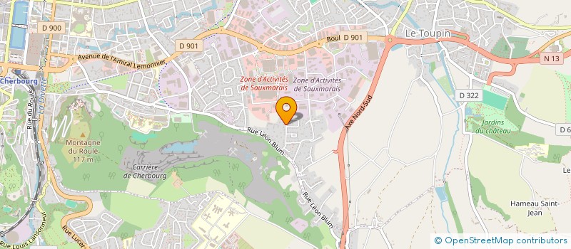 localisation de l'entreprise LE MONDE EN IMAGES  CHERBOURG-EN-COTENTIN