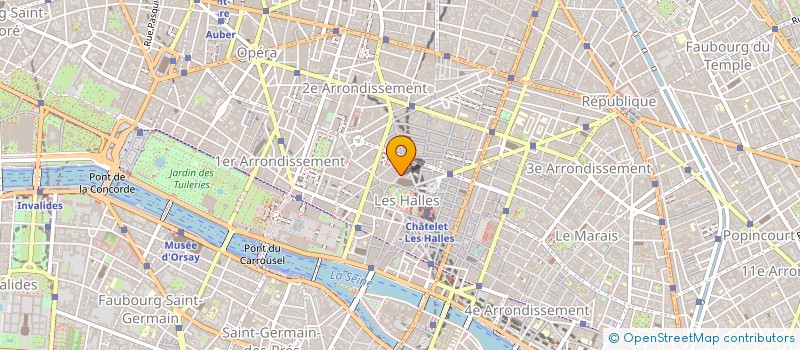 localisation de l'entreprise LE MONDE EST A NOUS  PARIS