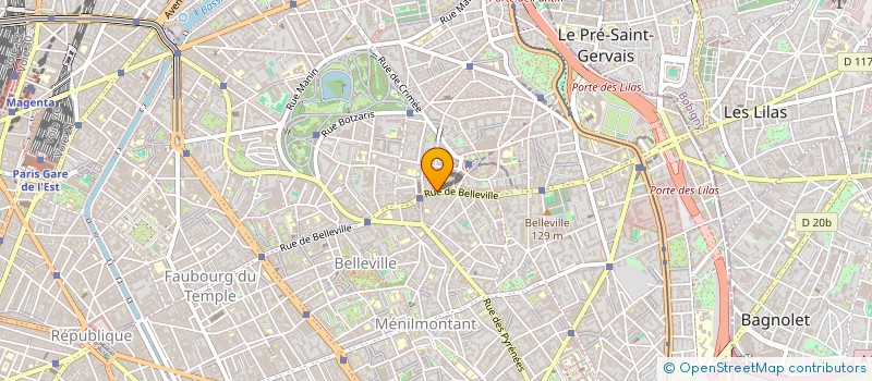 localisation de l'entreprise LE MONDE EST A VOUS à PARIS