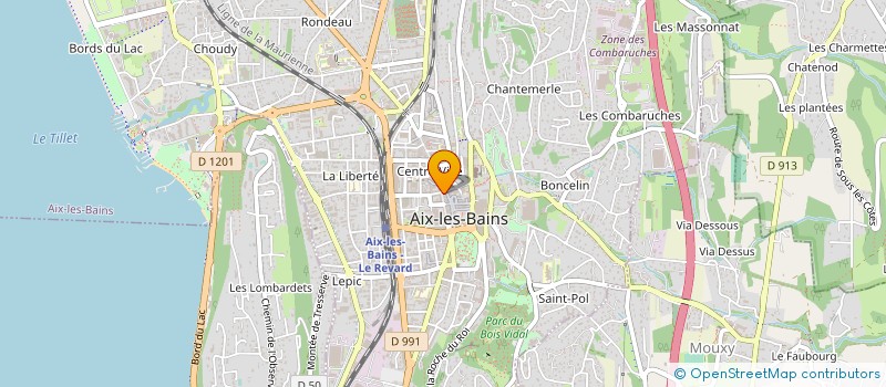 localisation de l'entreprise LE MONDE EST BOHO  AIX-LES-BAINS