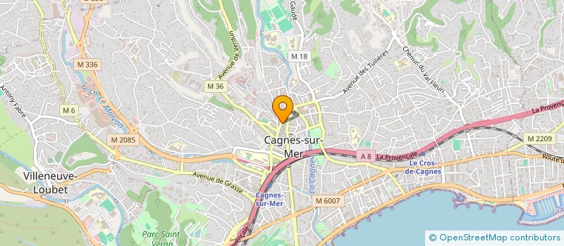 localisation de l'entreprise LE MONDE ET SES SAVEURS à CAGNES-SUR-MER