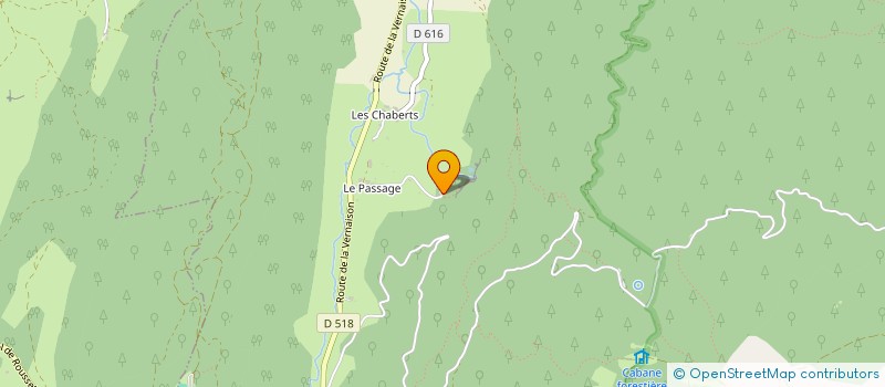 localisation de l'entreprise LE MONDE IDEAL  SAINT-AGNAN-EN-VERCORS