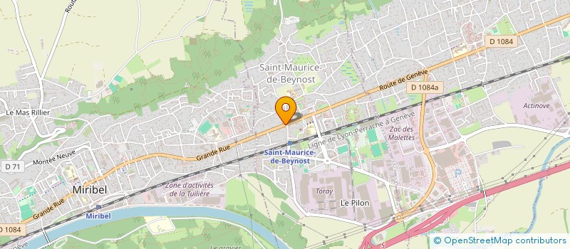 localisation de l'entreprise LE MONDE LA PRESSE à SAINT-MAURICE-DE-BEYNOST
