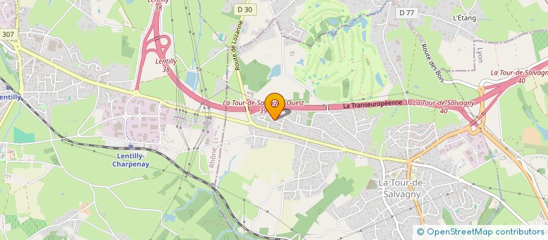 localisation de l'entreprise LE MONDE OBBO  LA TOUR-DE-SALVAGNY