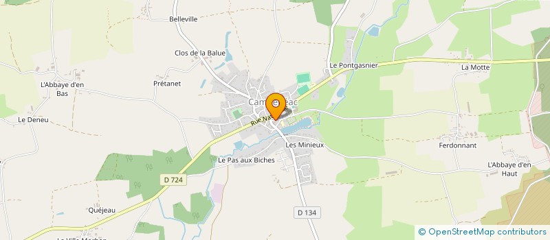 localisation de l'entreprise LE MONDE SECRET  CAMPENEAC