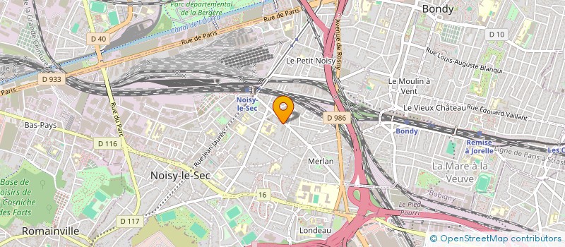 localisation de l'entreprise LE MONDE SELON HARP à NOISY-LE-SEC