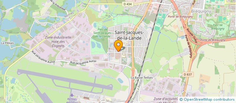 localisation de l'entreprise LE MONDE TROPICAL  SAINT-JACQUES-DE-LA-LANDE