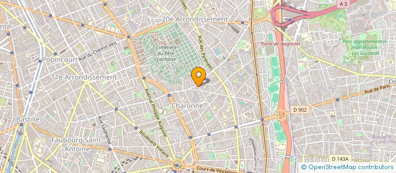 localisation de l'entreprise LE MONDE VERT à PARIS