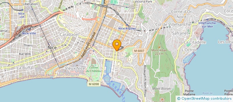 localisation de l'entreprise LE MONDIAL à NICE