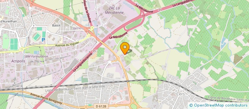 localisation de l'entreprise LE MONESTIE à VILLENEUVE-LES-BEZIERS