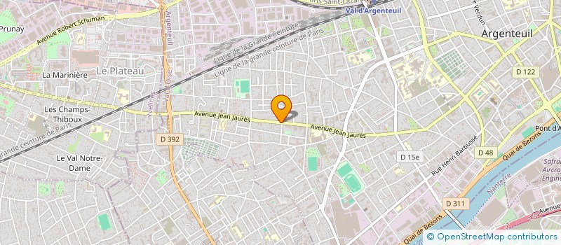 localisation de l'entreprise LE MONO  ARGENTEUIL