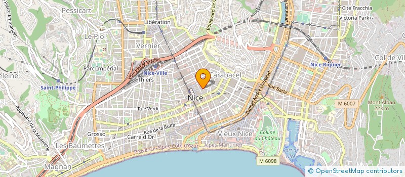 localisation de l'entreprise LE MONSEJOUR  NICE