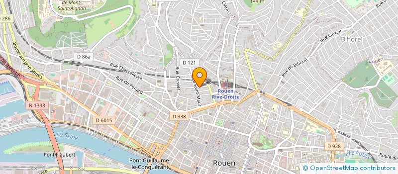 localisation de l'entreprise LE MONSTRE A DEUX TETES à ROUEN