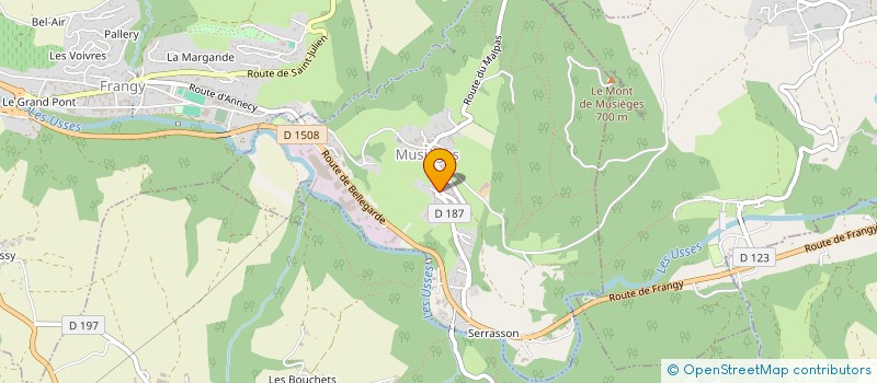 localisation de l'entreprise LE MONT  MUSIEGES