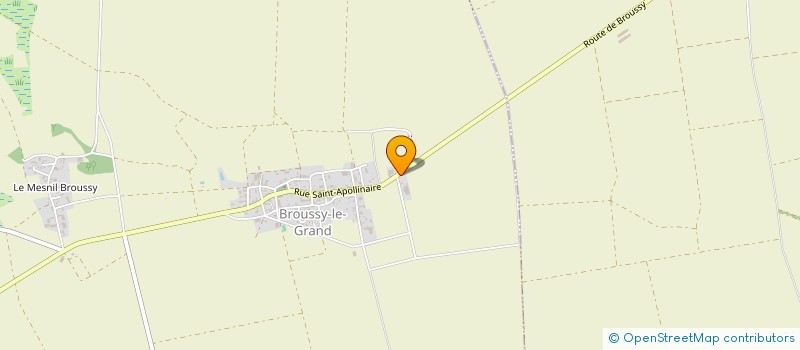 localisation de l'entreprise LE MONT AOUT  BROUSSY-LE-GRAND