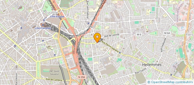 localisation de l'entreprise LE MONT BLANC à LILLE